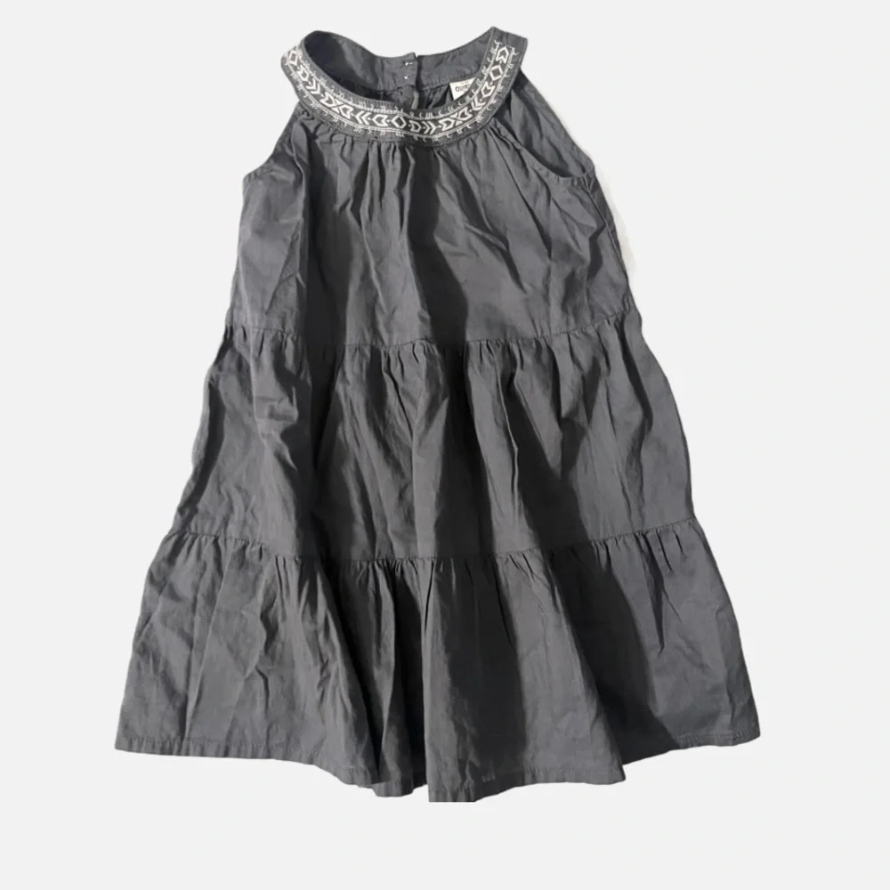 Oshkosh B'gosh Gray Lightweight Halter Dress Toddler Girls 2T